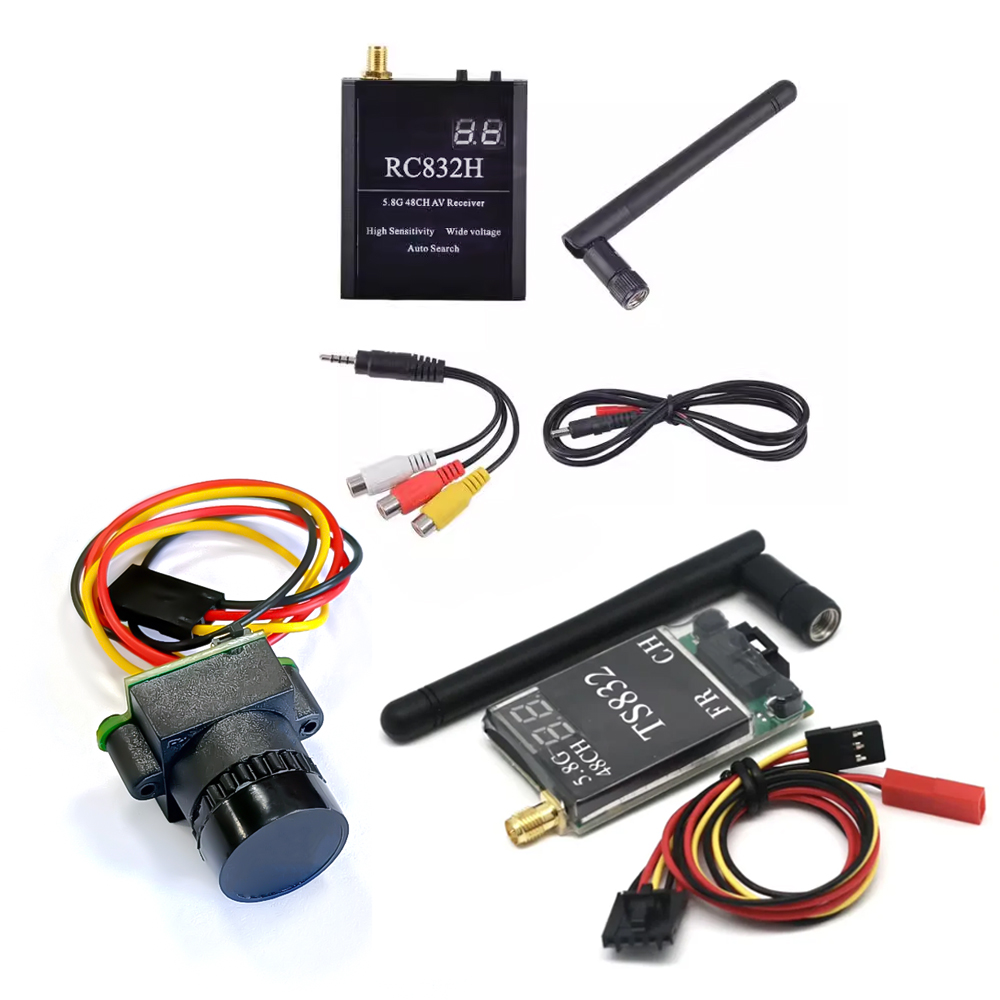 Drone Racing Camera - Transmissor sem fio AV, receptor TS832,