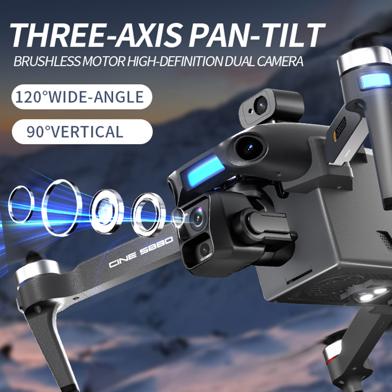 Novo Drone 8K com Câmera Dupla - Drone Racing Camera avaliação e preço