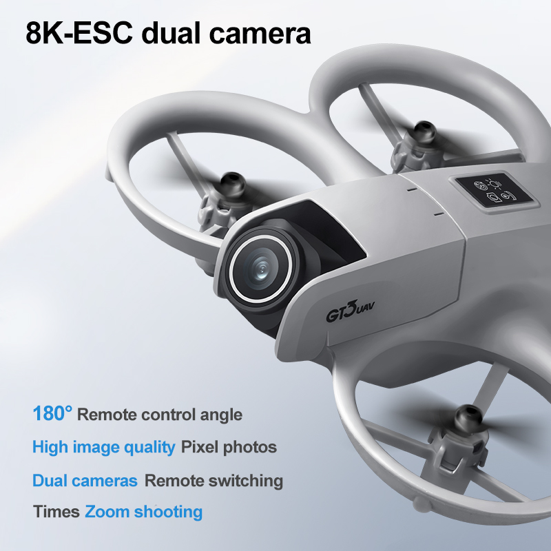 Novo GT3 com tela Mini Drone 8 - Drone Racing Camera avaliação e preço