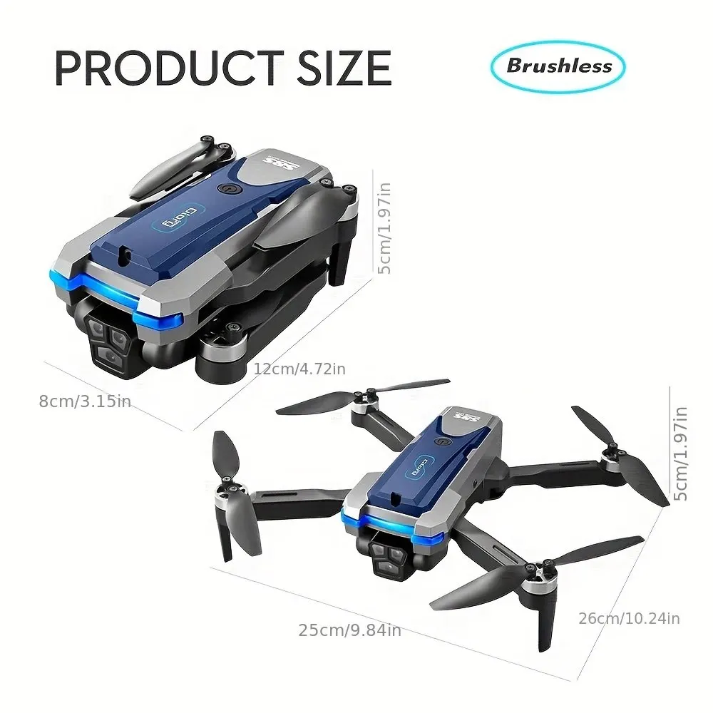 Dobrável RC S8S GPS Drone, 5G  - Drone Racing Camera avaliação e preço