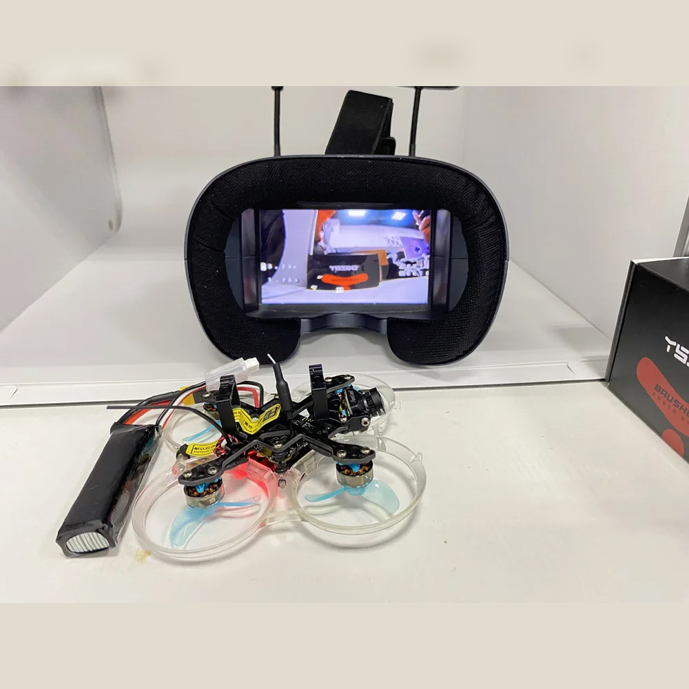 Óculos fpv 008d 5.8g 40ch 4.3  - Drone Racing Vtx avaliação e preço